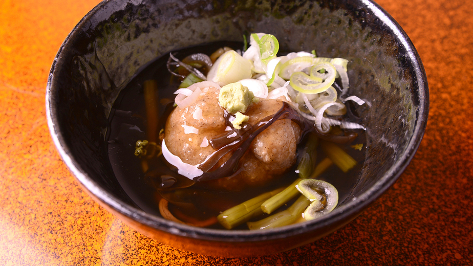 *【夕食（一例）】ぞばがき団子