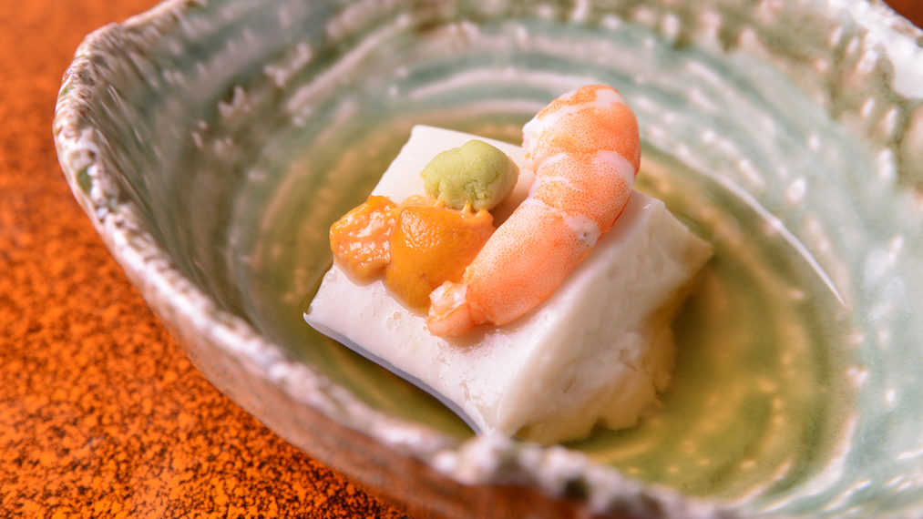 *【夕食（一例）】ごま豆腐