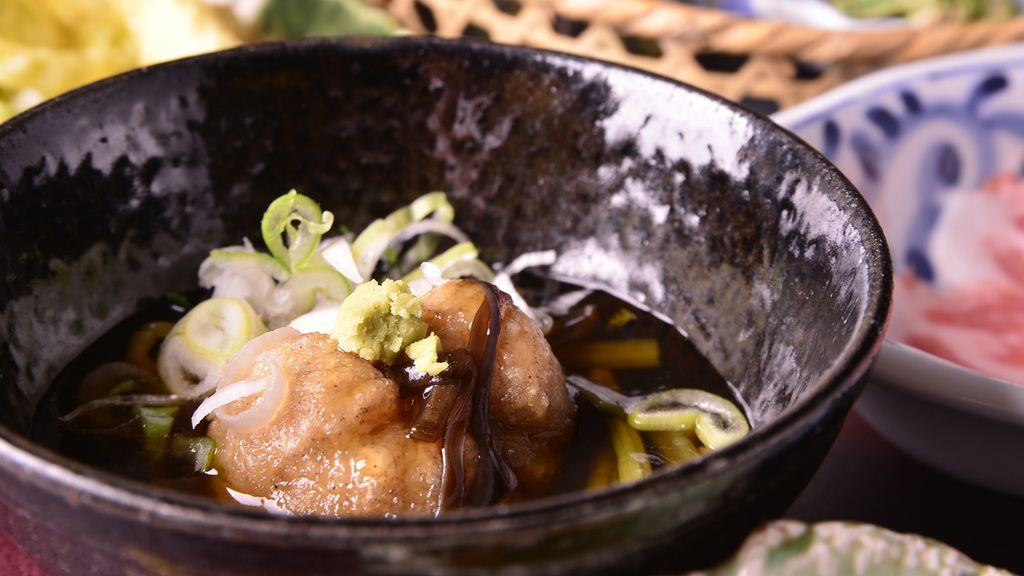 *【夕食（一例）】ぞばがき団子