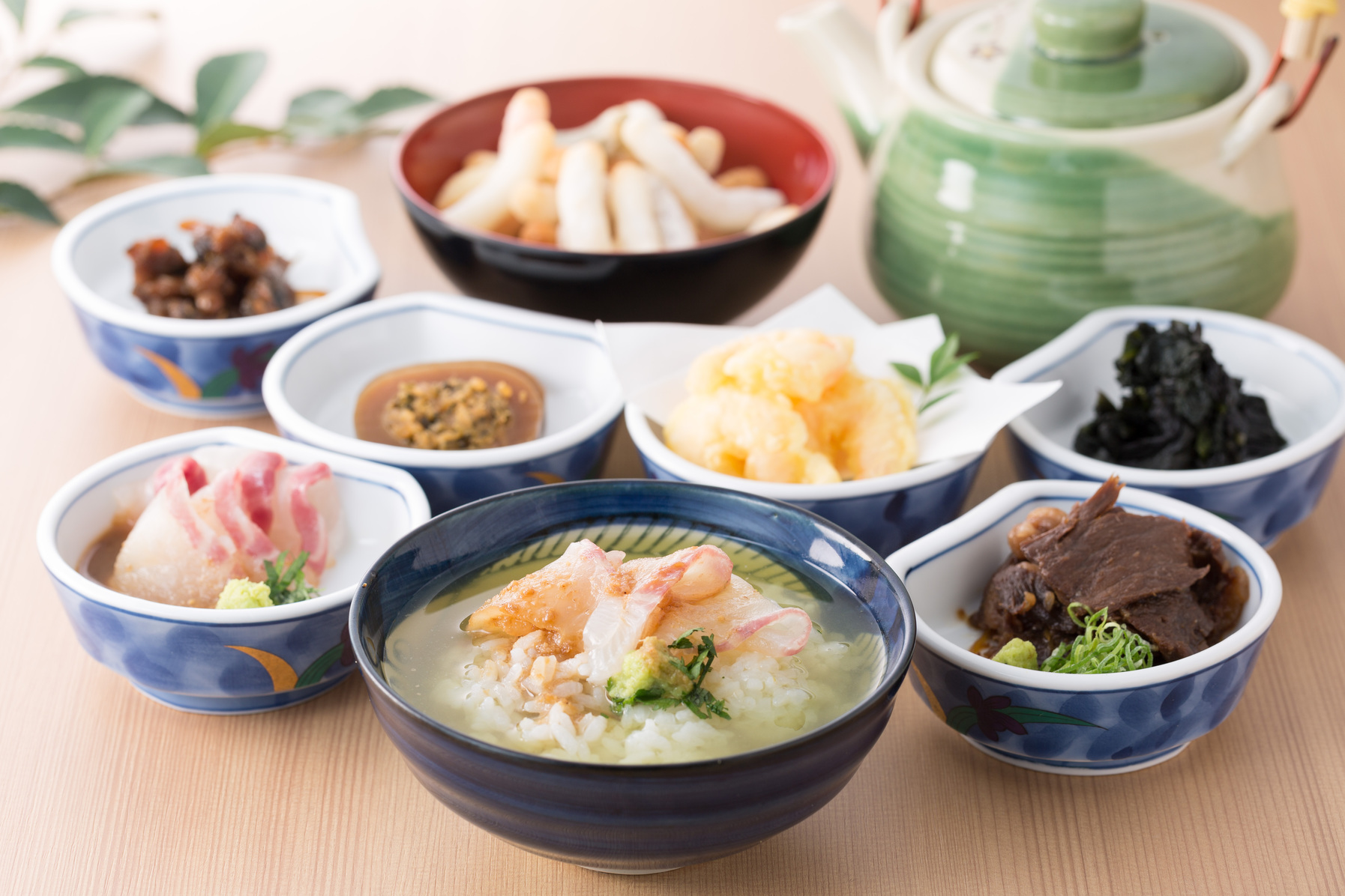 【朝食】ご朝食はお茶漬けバイキング