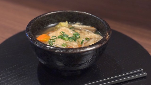 朝食メニュー一例【せんべい汁】