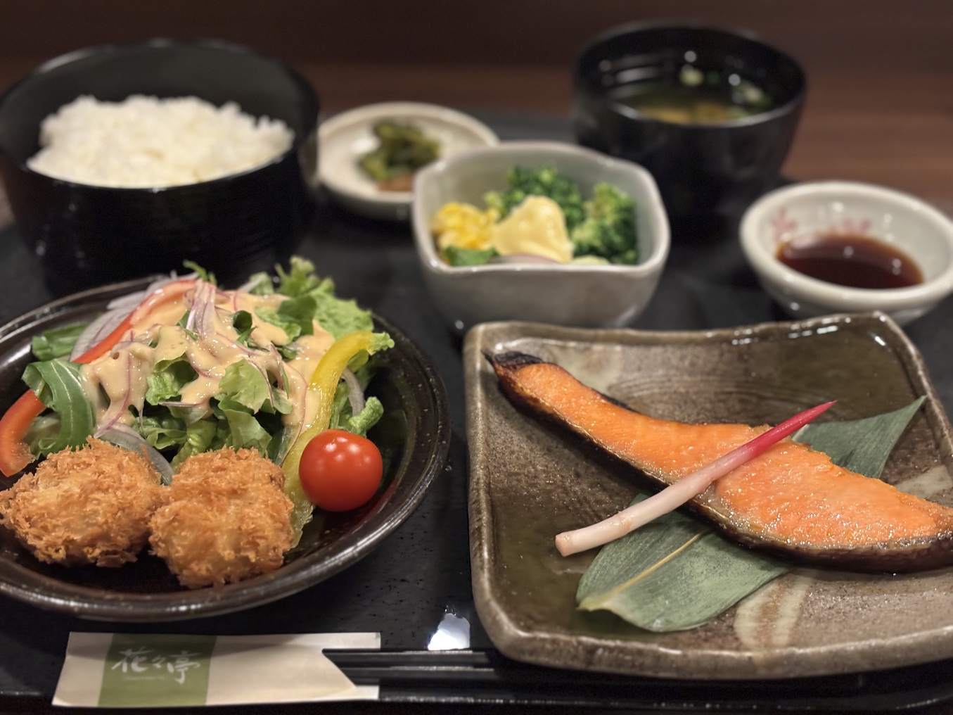 夕食メニュー一例【トラウト西京漬け定食】