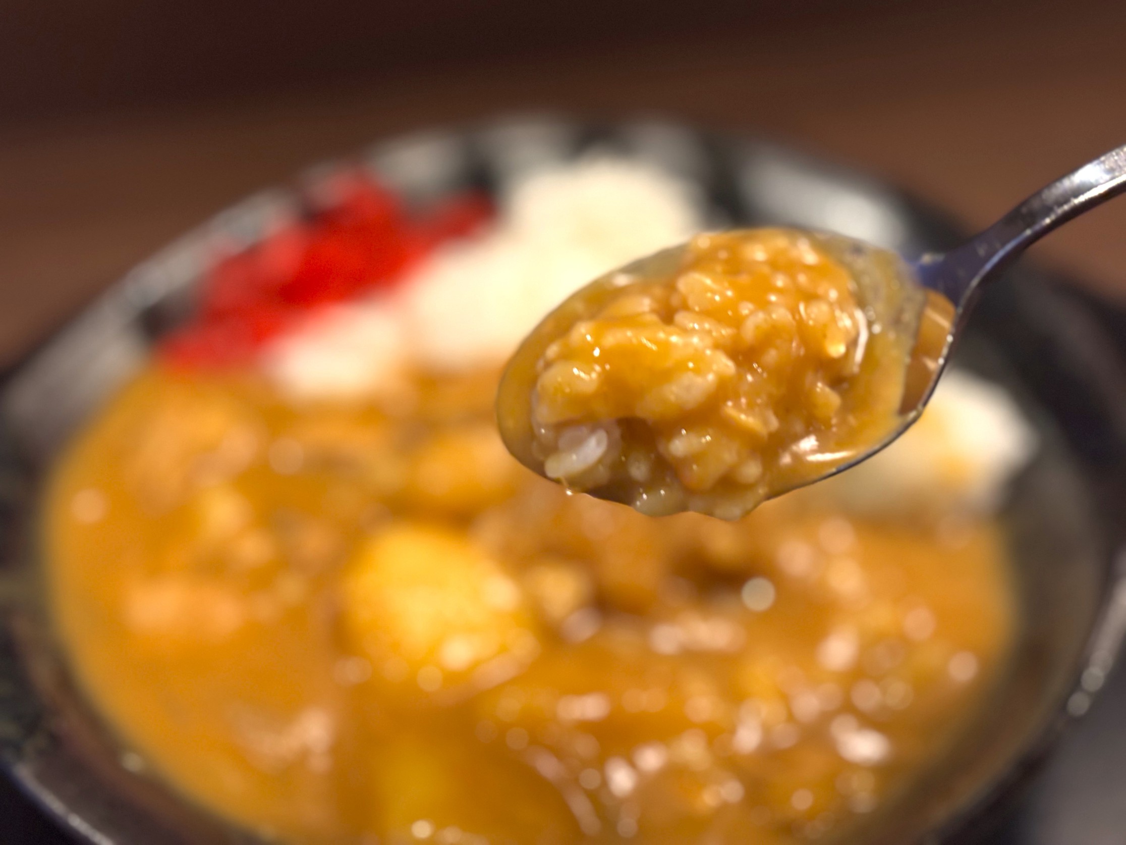 朝食メニュー一例【豚バラカレー】