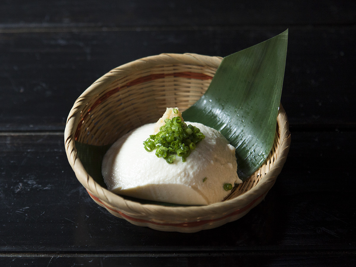 会席料理 前菜 冷奴（一例）