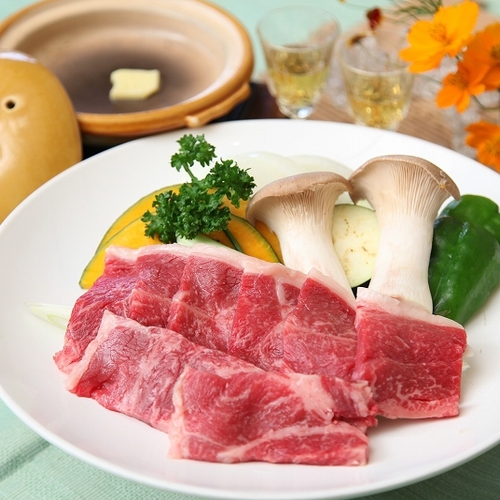 あか牛の陶板焼き