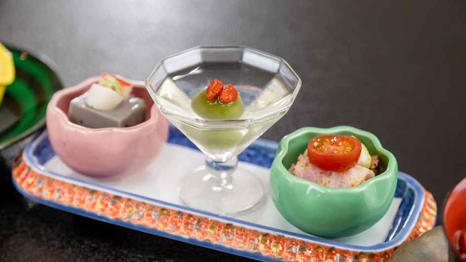 *移ろう季節を感じる月替わりの献立で、五感に響くひとときを。