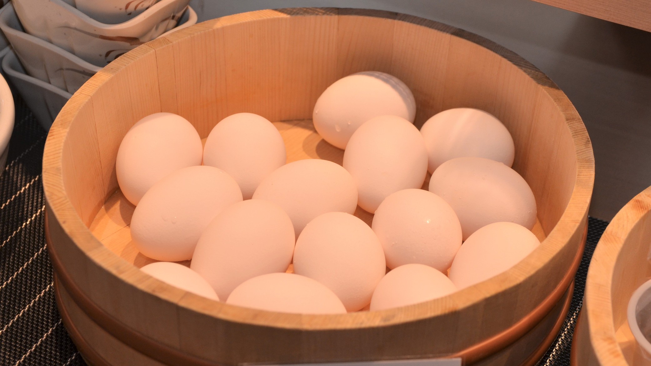 【朝食】温泉卵