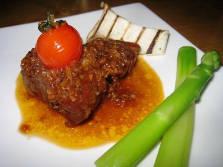 美幌産豚肉の煮込み