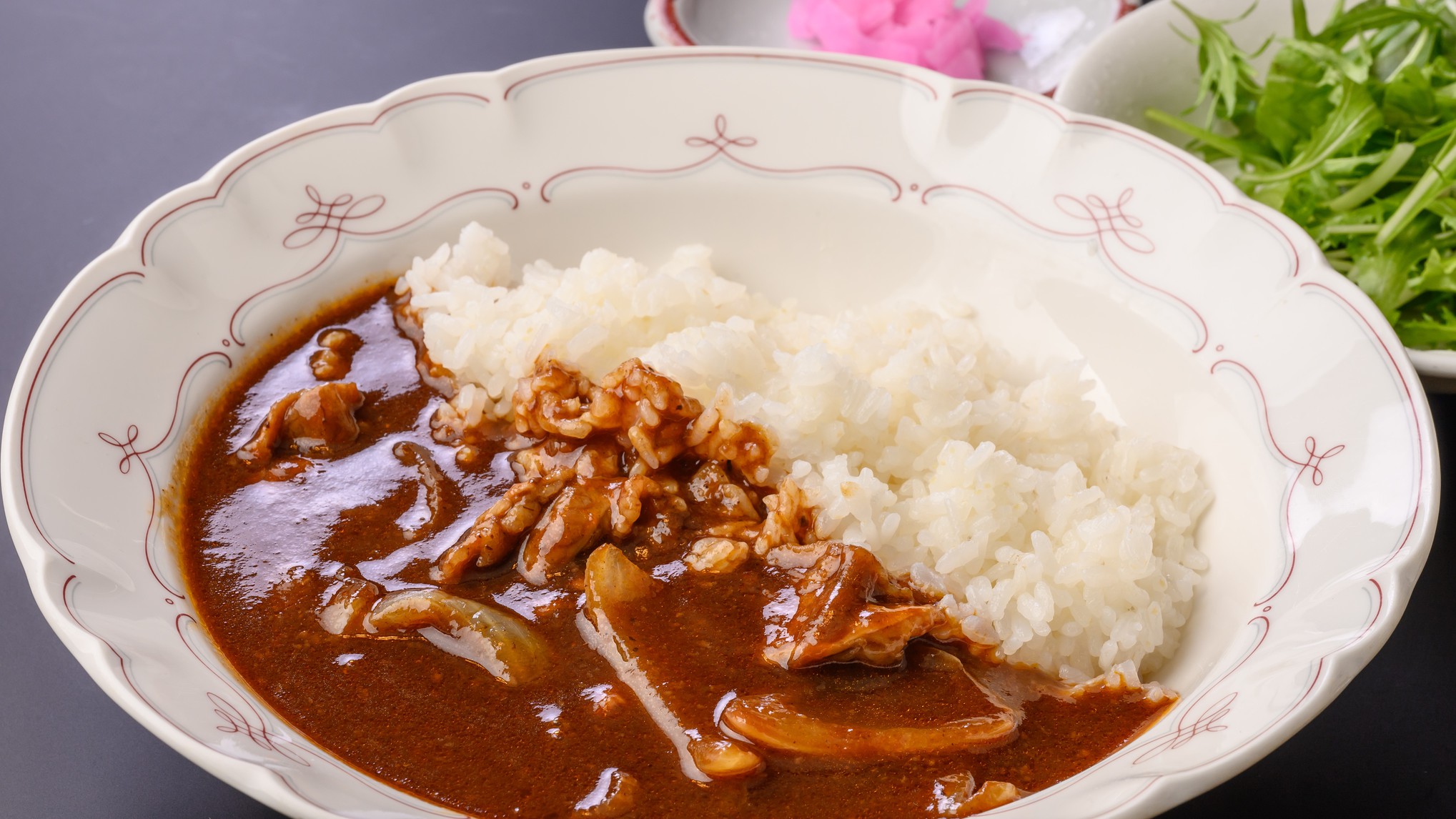 【夕食】ステーキ屋さんのハヤシライスイメージ