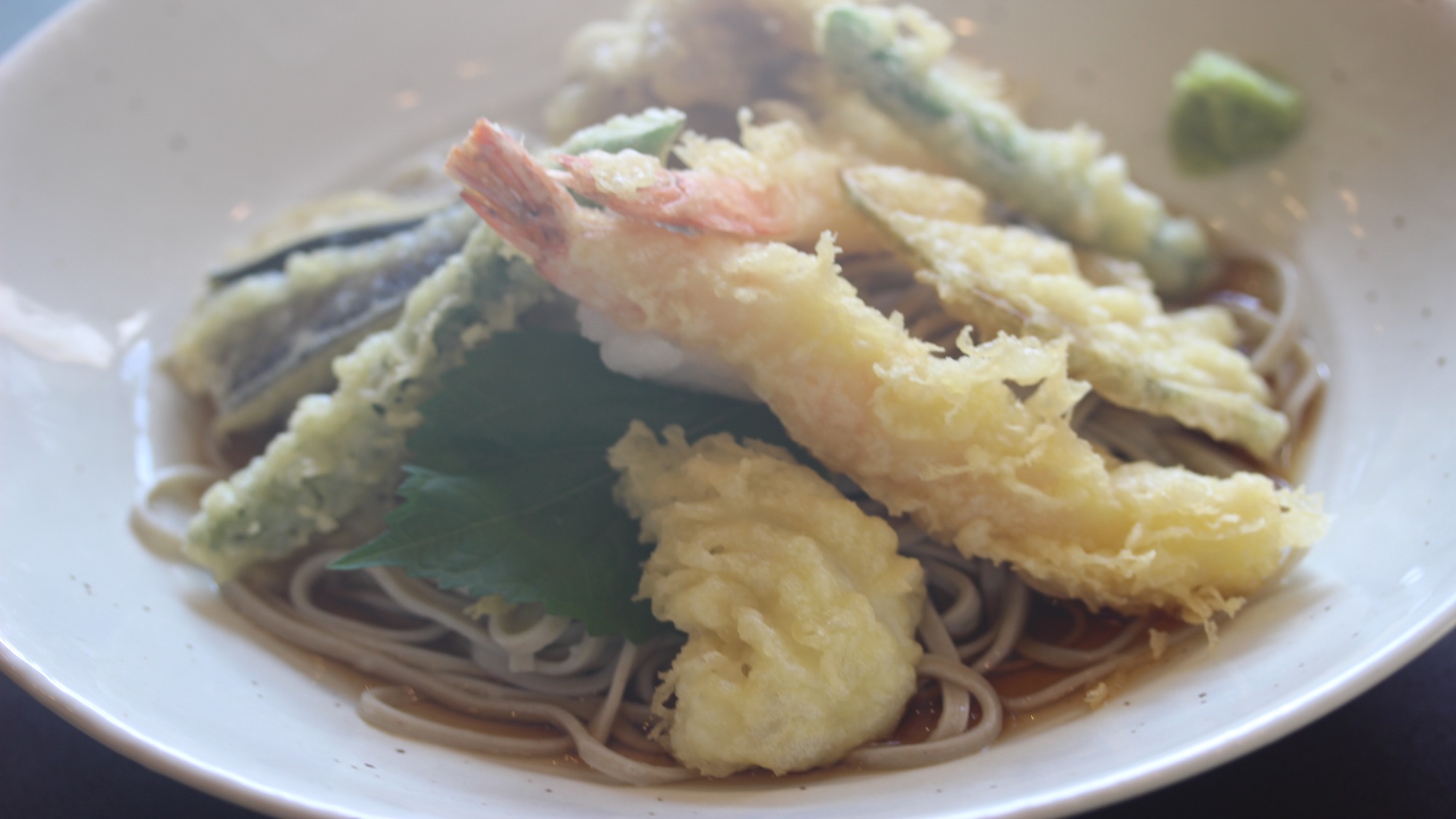 【夕食】おろし天ぶっかけ蕎麦