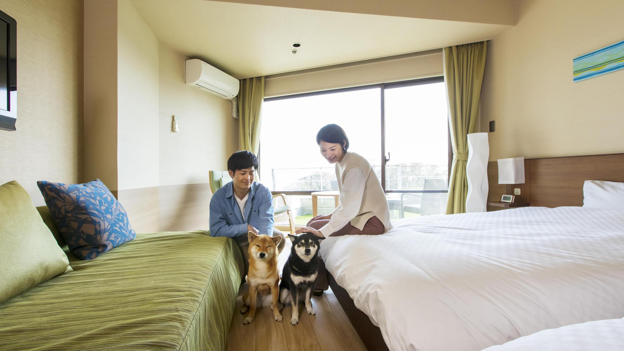 【テラス付】スタンダードツイン：ご滞在イメージ