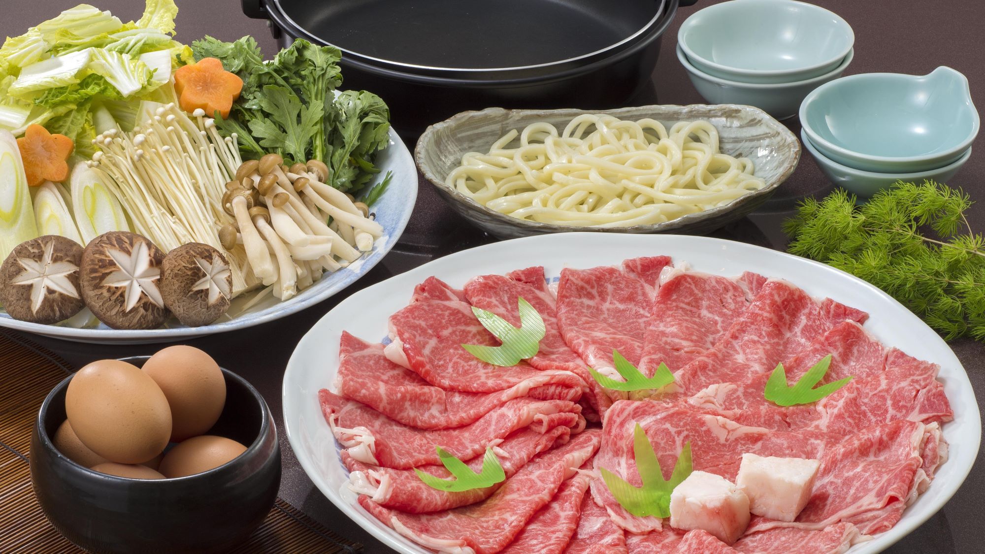 【ケータリング】すき焼きセット（一例）