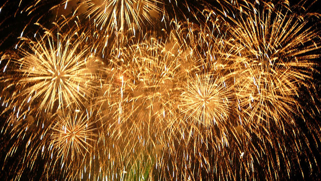 *安曇野花火（イメージ）毎年8月に花火大会が実施されます。