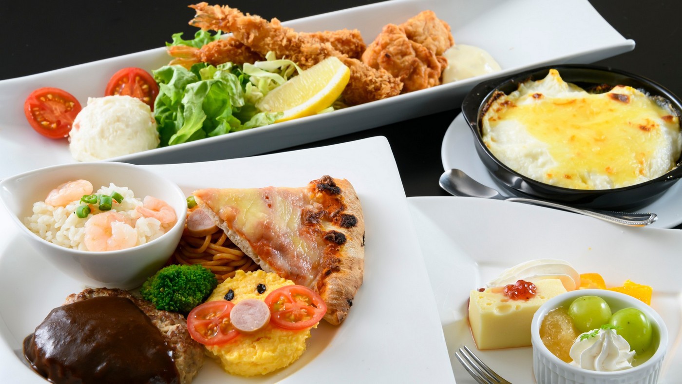 お子様用のメニューもございます。ファミリーでのご旅行にも。
