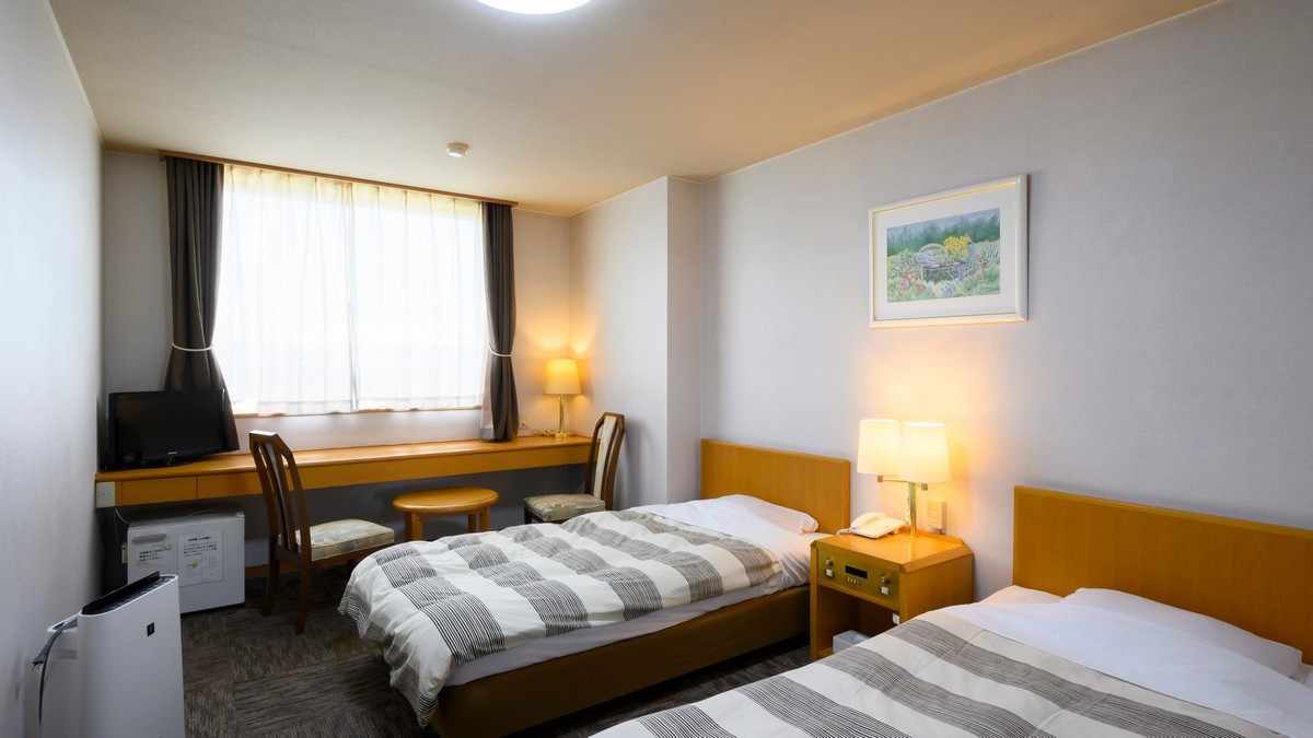【ツインルーム】一例当宿のスタンダードツインのお部屋です