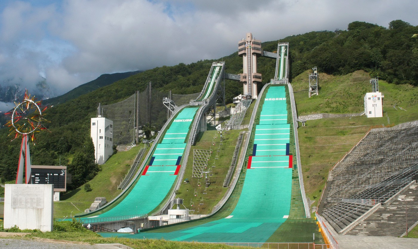 白馬ジャンプ競技場当館から徒歩で10分程の場所にございます