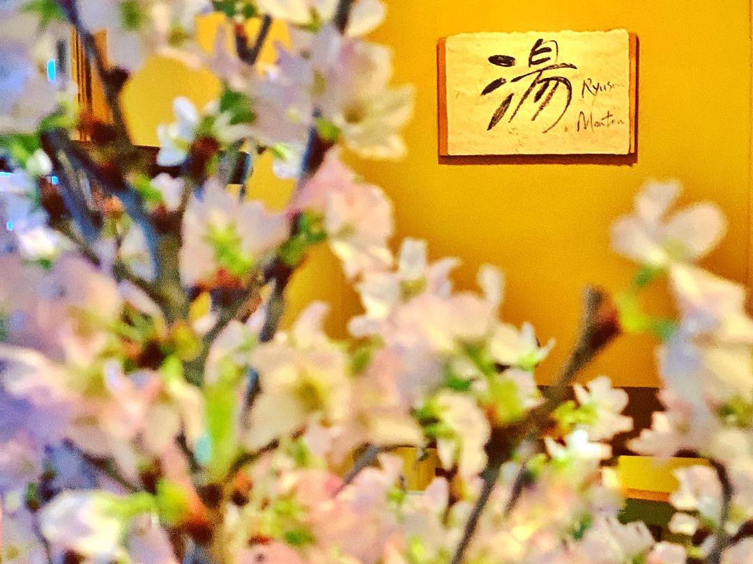 entrance to bath 湯屋へのエントランス
