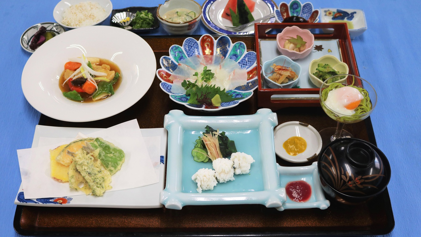 *【夏会席】八幡浜の旬味がぎっしり詰まった期間限定の春会席料理をご賞味下さい。