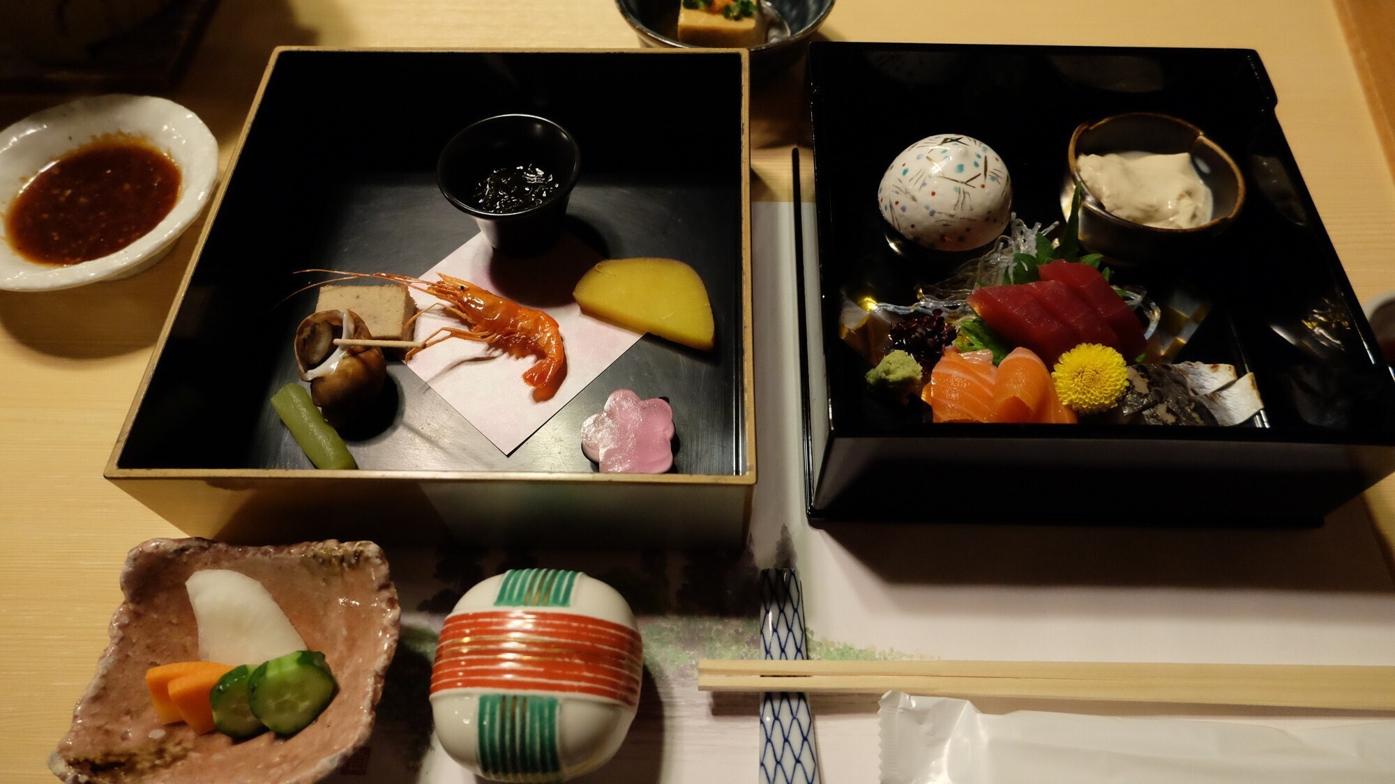 【ご夕食】料理長自慢の創作料理※冬季の一例