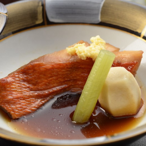 【夕食一例】金目煮付