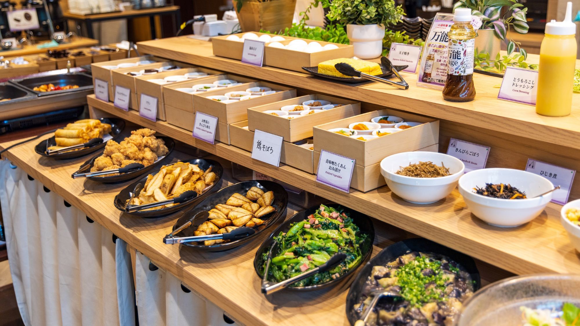 朝食バイキング風景