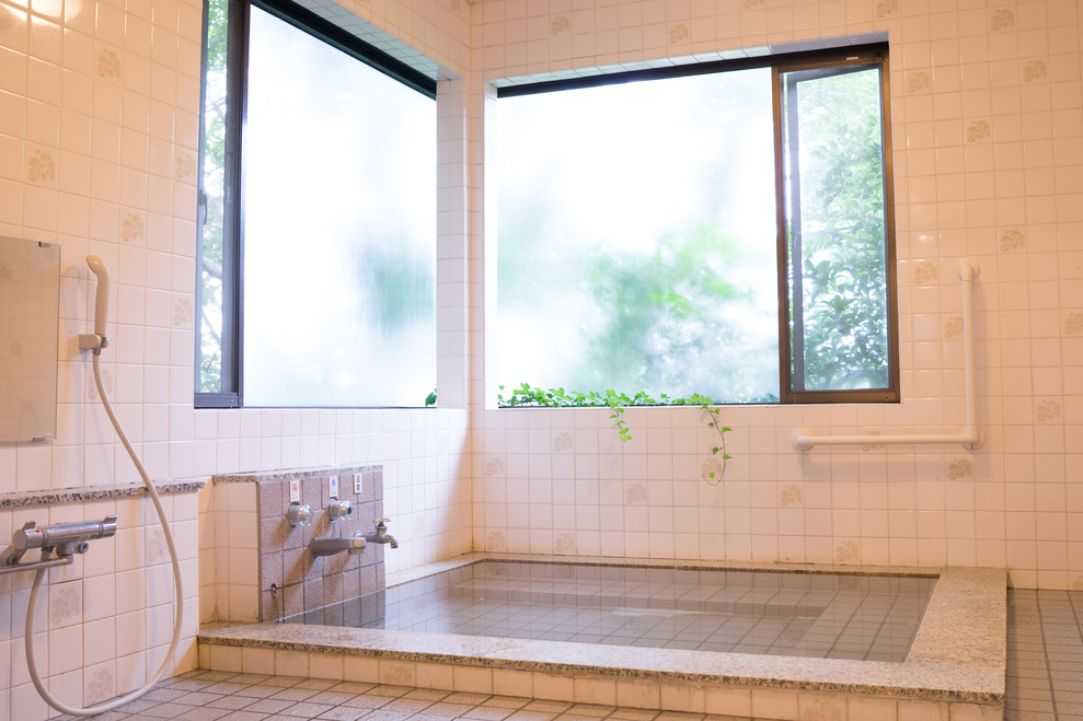 天然温泉の貸し切り風呂