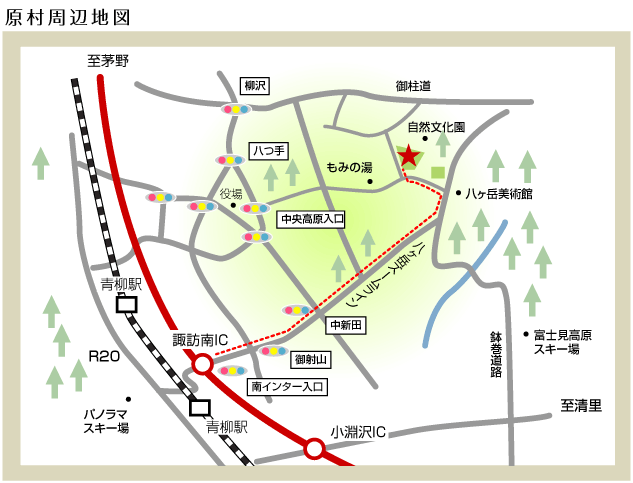 原村周辺地図