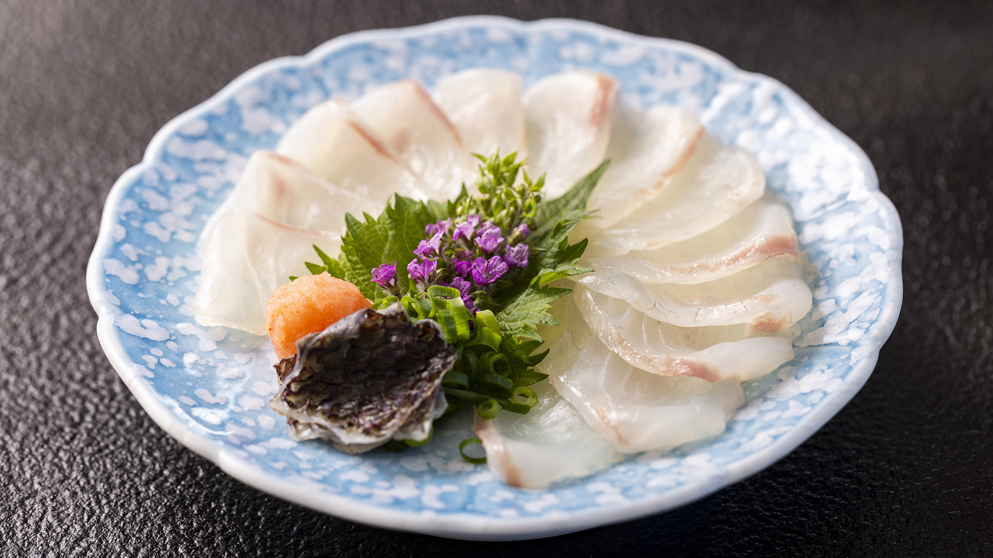 夜コース_単品_鯛薄造り