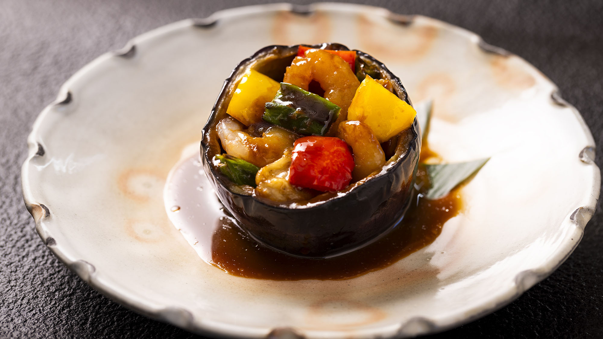 夜コース_単品_米茄子田楽