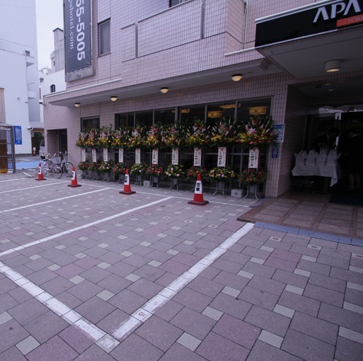 ホテル敷地内駐車場