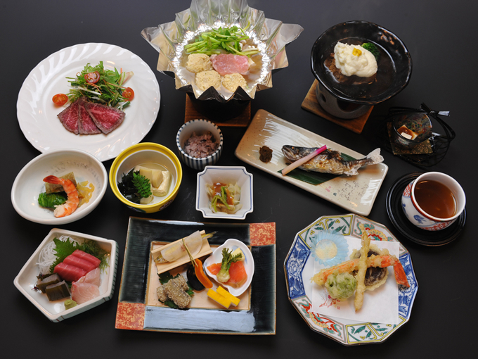草津ホテルの料理の写真