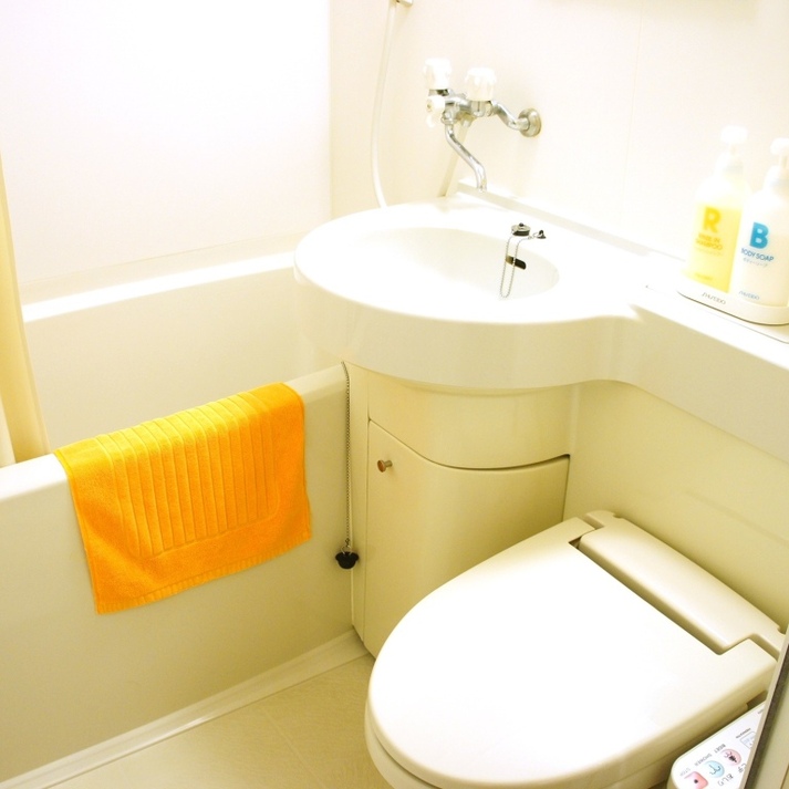 全室ユニットバス完備。シャワートイレあり。