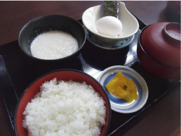 【とろろ定食】定番朝メニュー！