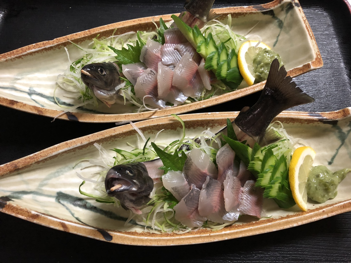 岩魚お造り