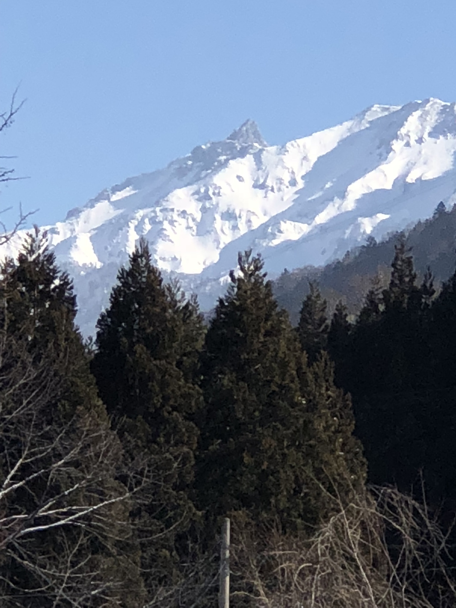 冬の槍ヶ岳