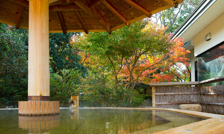 庭園露天風呂「癒しの湯」