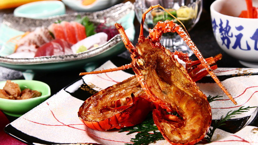 伊勢海老特製のタレで焼く伝統の味