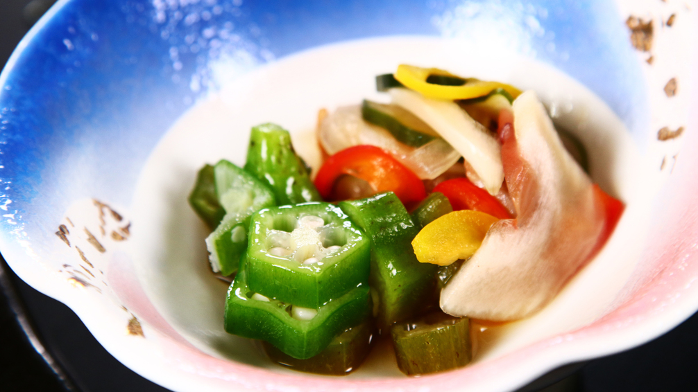 夕食酢の物