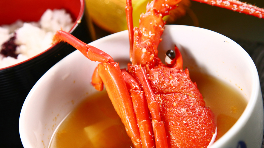 伊勢海老エビの濃厚な旨味が味噌と相性抜群です！