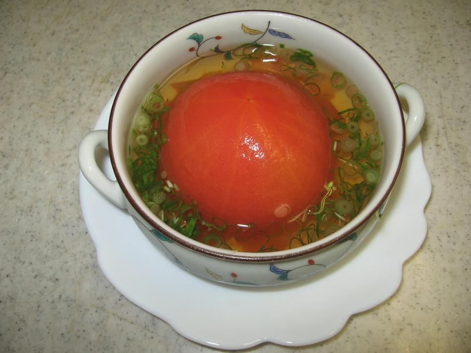 トマトのスープ