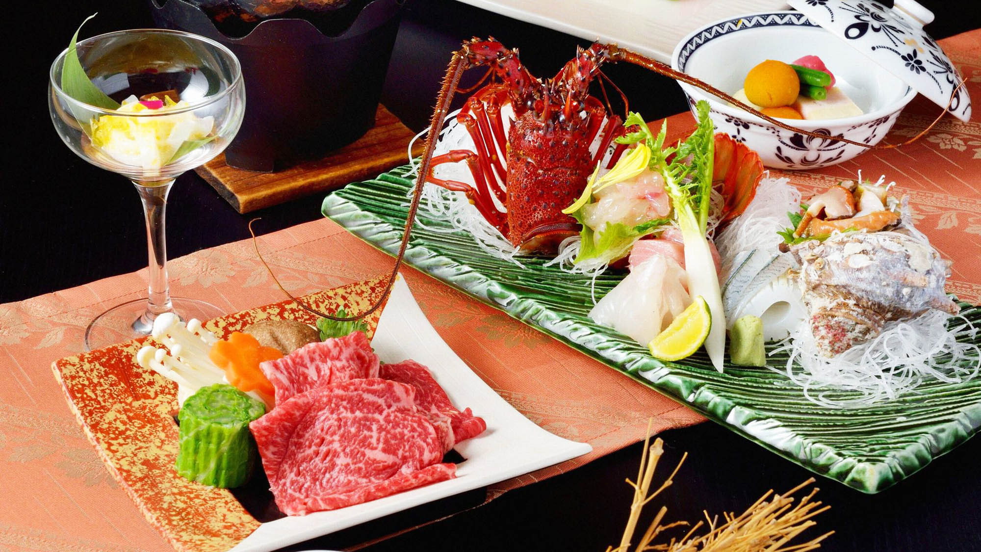 ・【夕食一例】三重県の山海の幸をご堪能ください