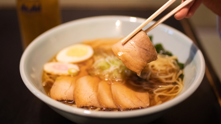 夜：ラーメンコーナー「味呂」醤油ラーメン！