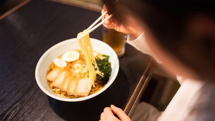 夜：ラーメンコーナー「味呂」醤油ラーメン！