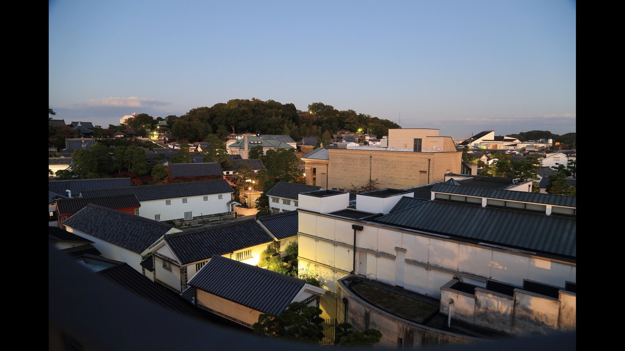 客室から見える美観地区