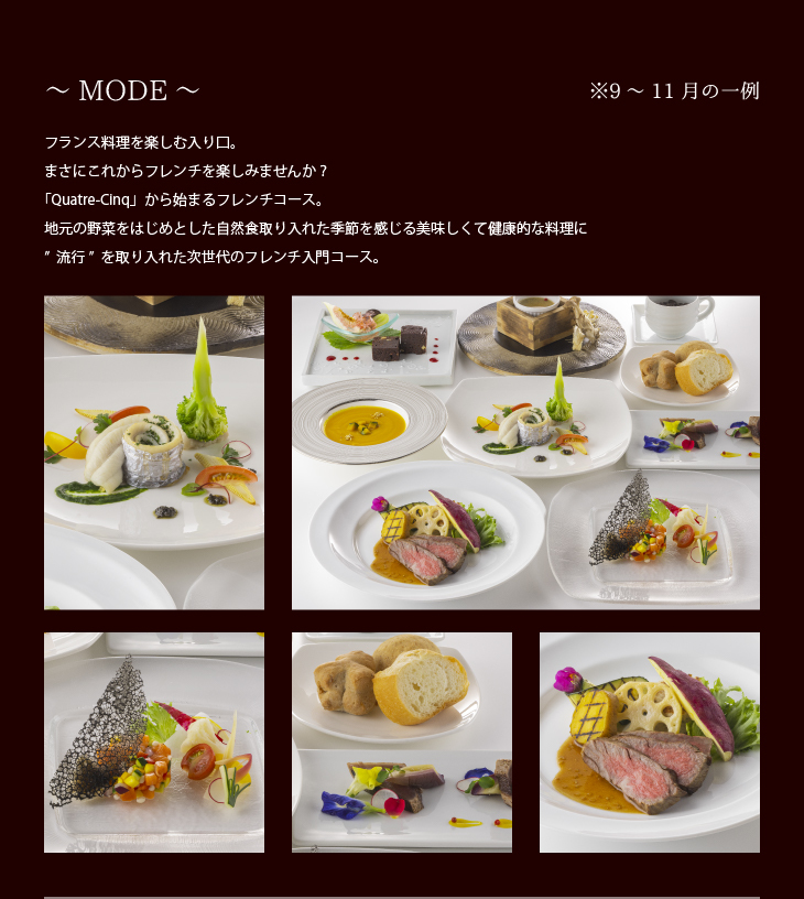 mode料理紹介