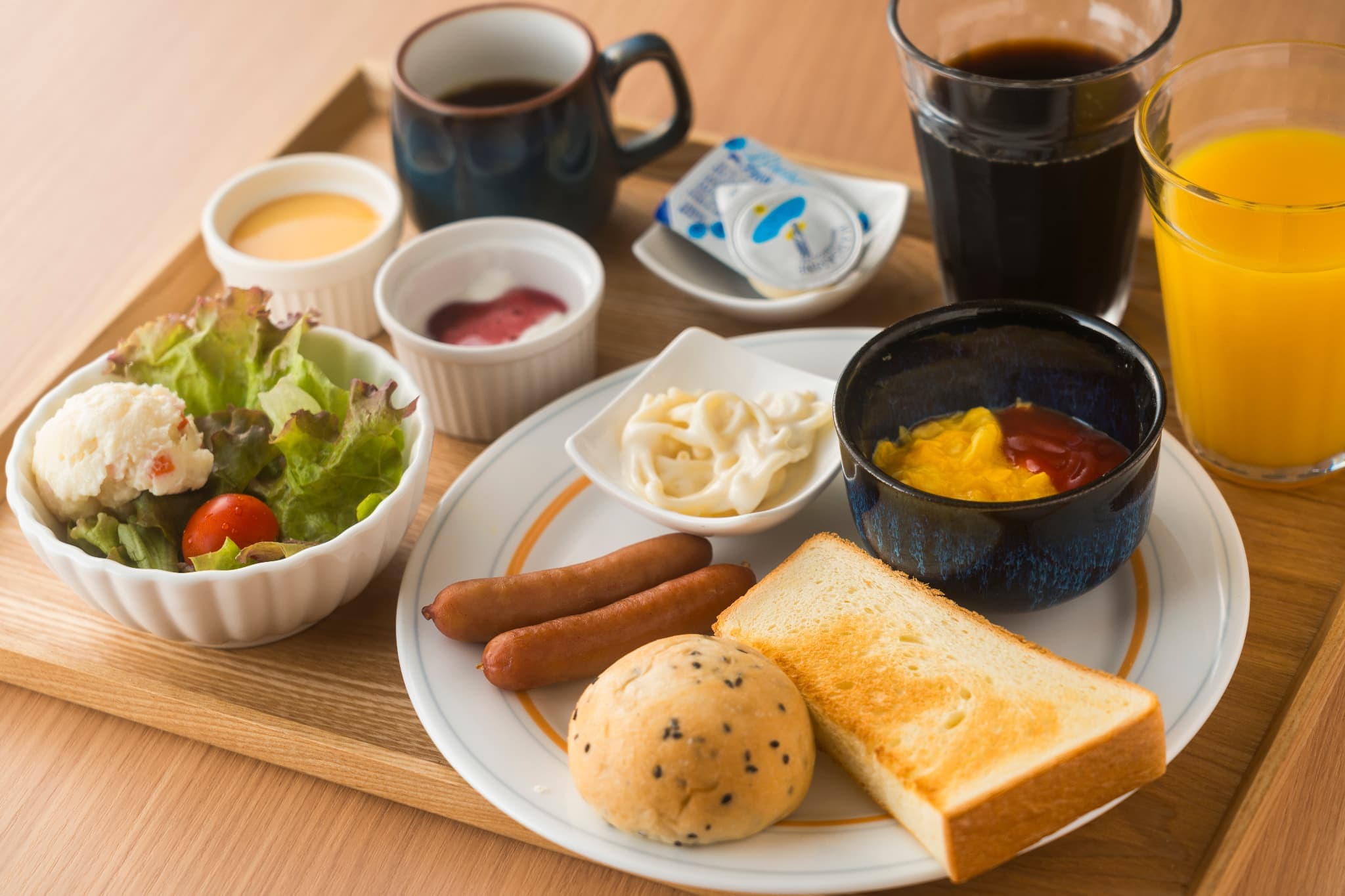 朝食ブッフェ一例