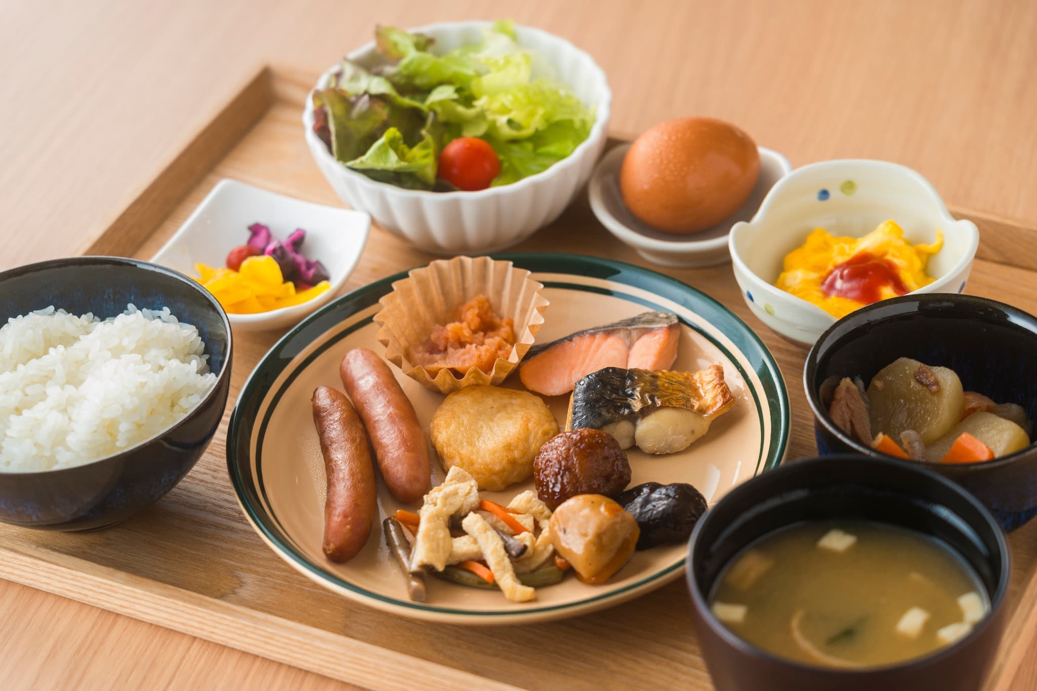朝食ブッフェ一例