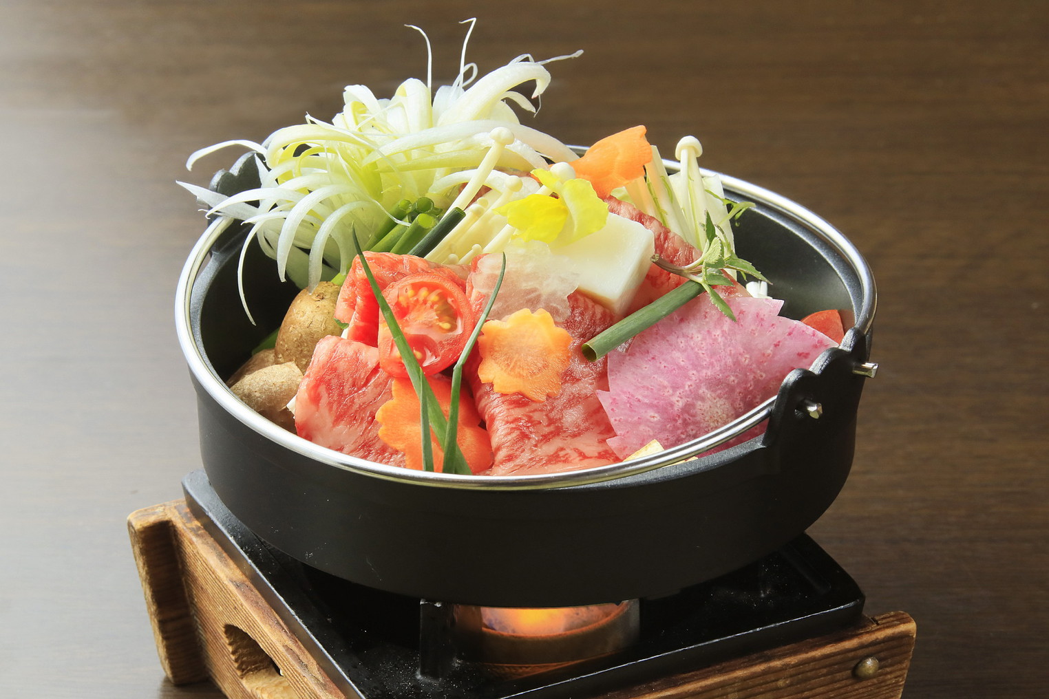 小食プラン【花小町の膳】限定季節のお肉鍋※写真はイメージ