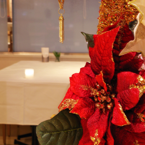 1Fレストラン「ラフィネ」クリスマスの夜を演出します。。（イメージ）