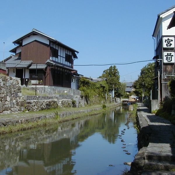 八幡掘の風景